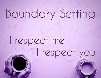 Boundary Setting: I respect me, I respect you